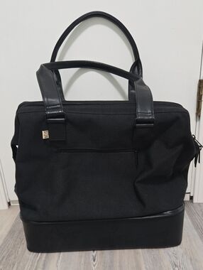 BEIS Mini WEEKENDER Black Tote with Structured Base